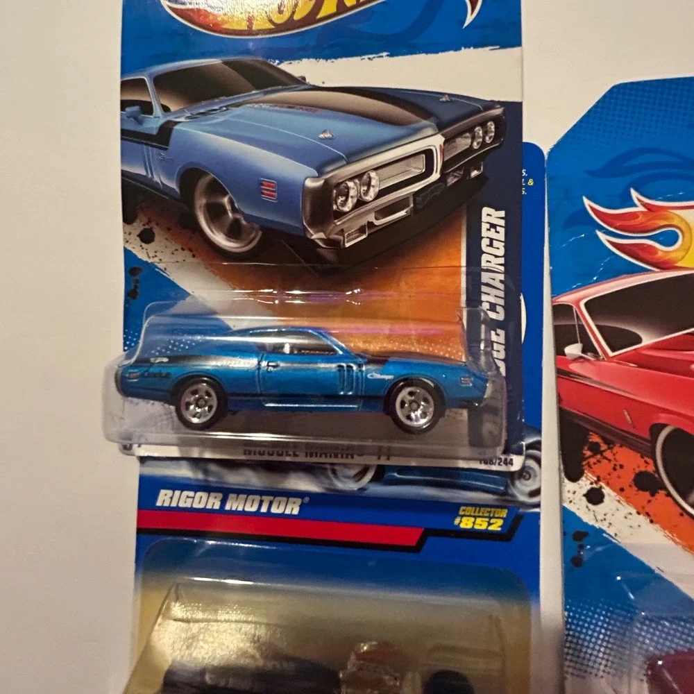 Hot Wheels Lot 71 Dodge Charger 67 Shelby GT-500 Rigor Motor Diecast Cars